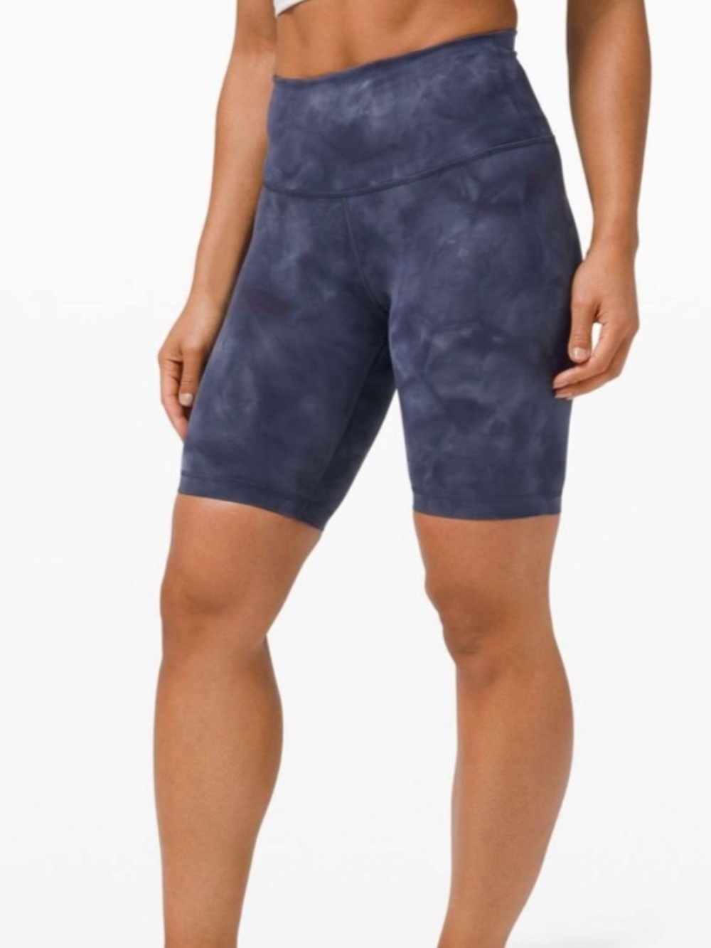 Lululemon Wunder Train High-Rise Shorts Diamond Dye Shade Naval Blue 8